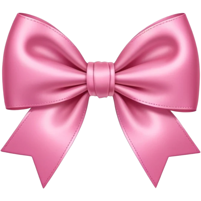 cute pink bow  emoji