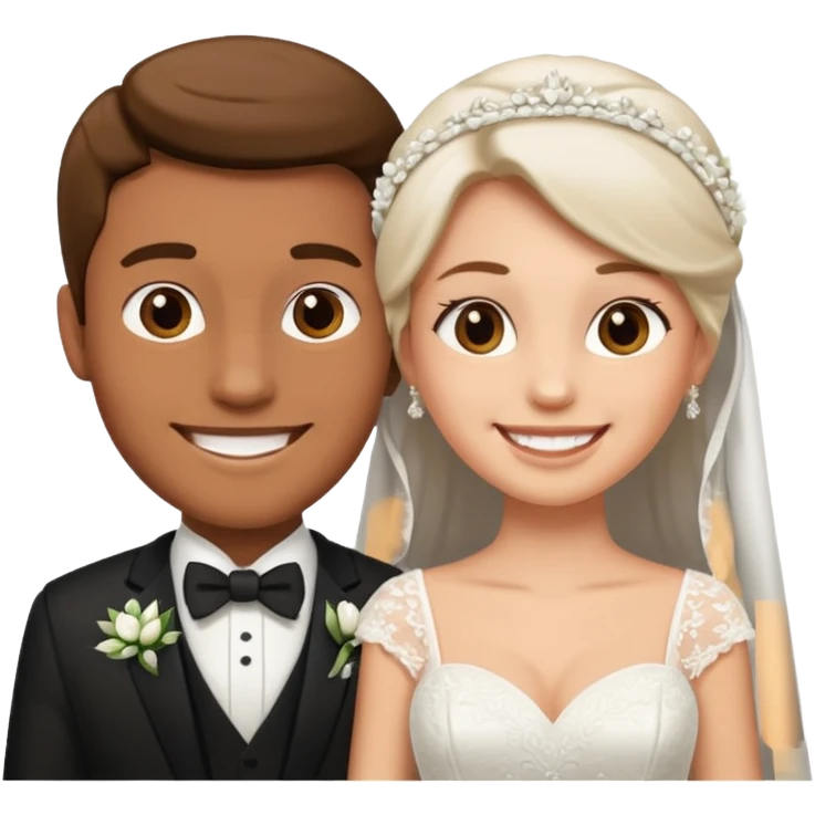 wedding man and woman emoji