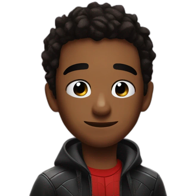 Drunk Miles morales emoji