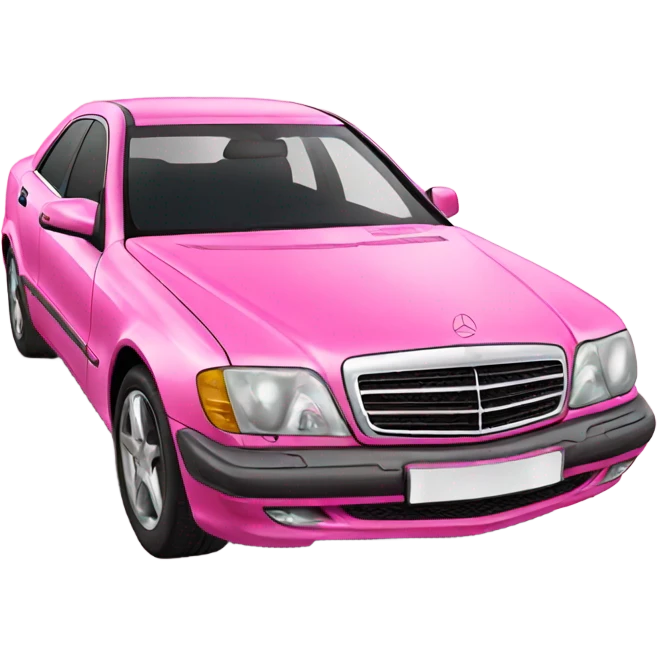 Pink Mercedes  emoji