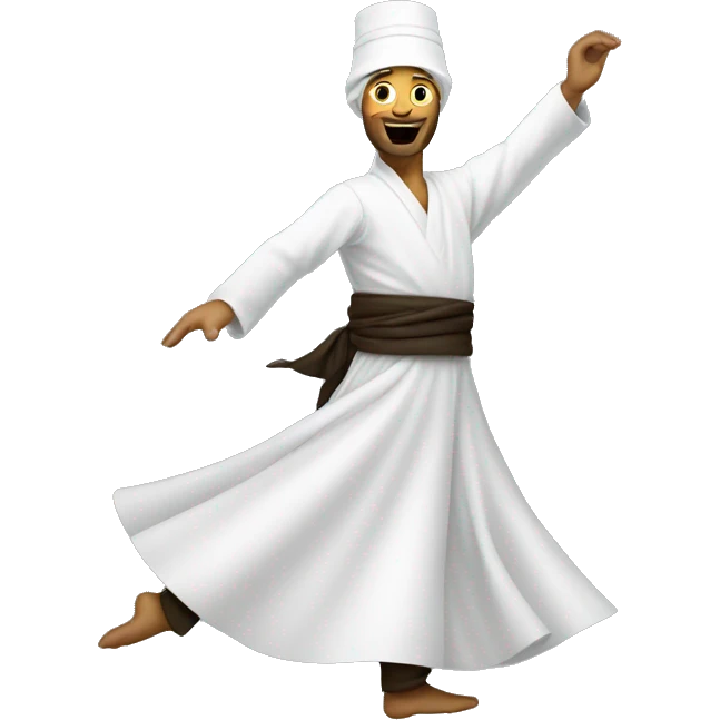 A whirling dervish emoji