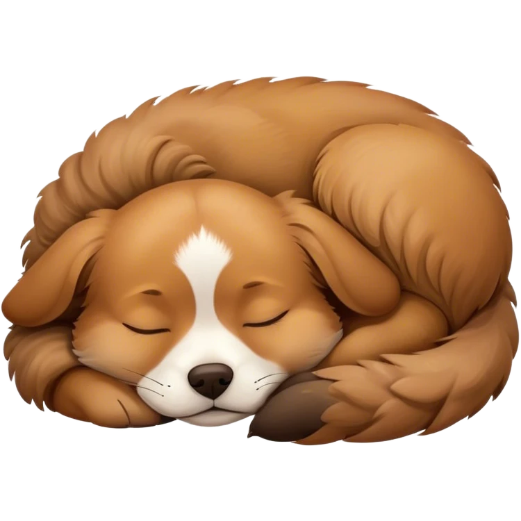Dog sleep emoji