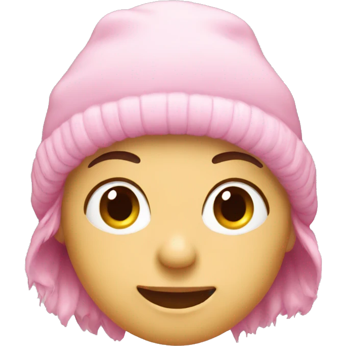 Winter pink  emoji
