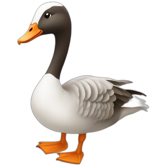 friendly goose emoji