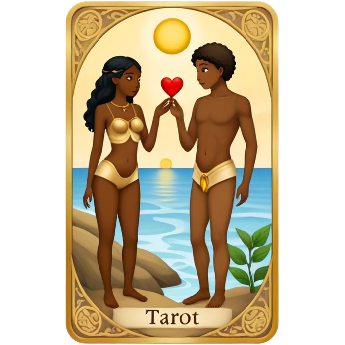 The Lovers Tarot Card emoji