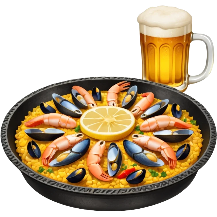 beer trap paella emoji