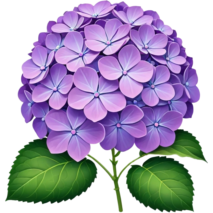 Purple Hydrangea emoji