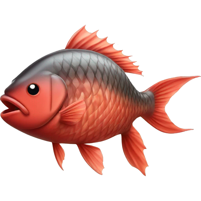 Steamed Red Fish with Soy Sauce emoji