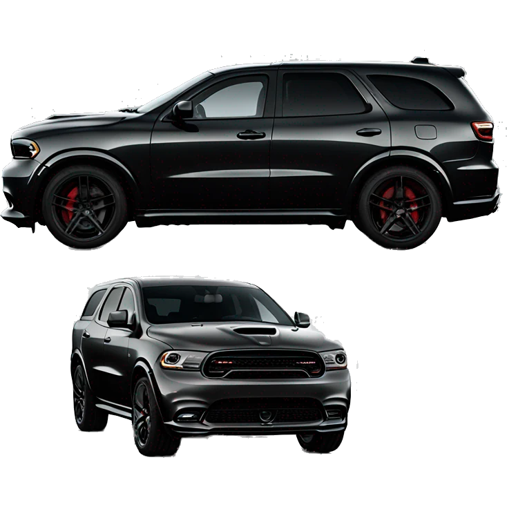 Dodge Durango srt 2024 black emoji