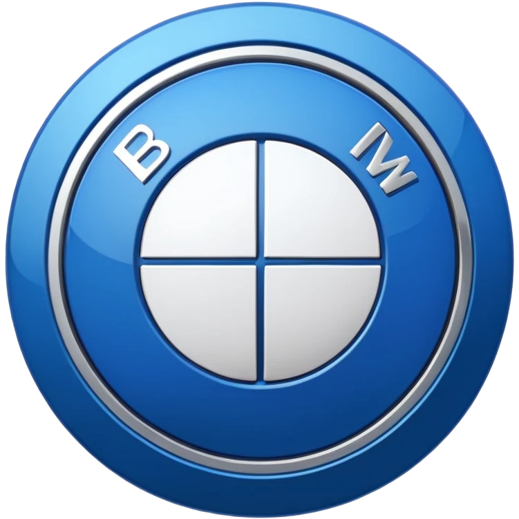 Bmw symbol real without double layer  emoji