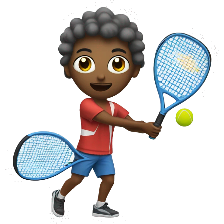 Me playing padel emoji