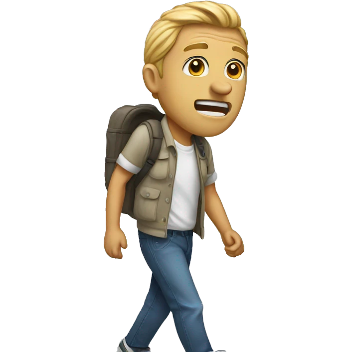 Walk away  emoji