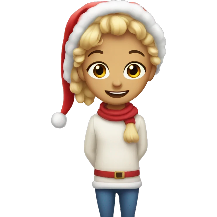 Cute Christmas emoji