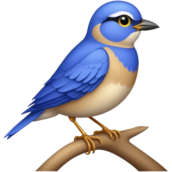 blue lark emoji