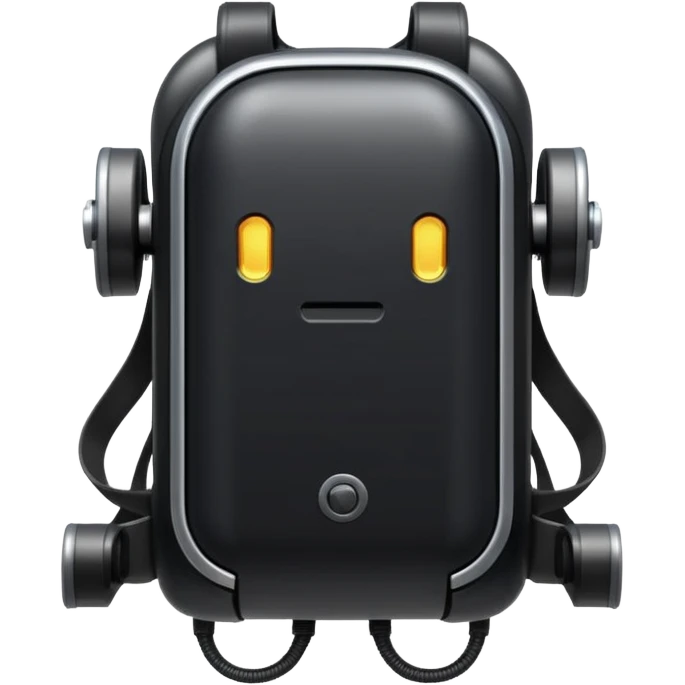 black jetpack emoji