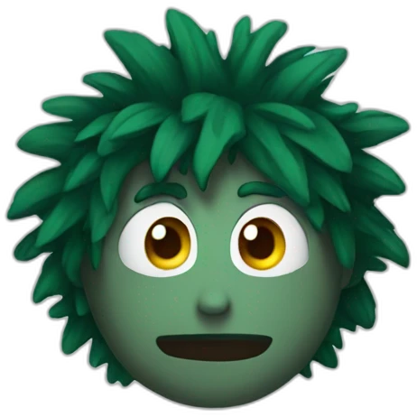 Dark deku emoji