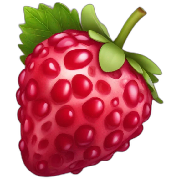 Fraise framboise myrtille emoji