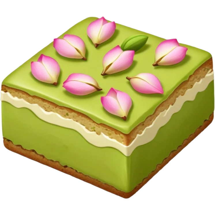 Rose petals pistachio blondie emoji