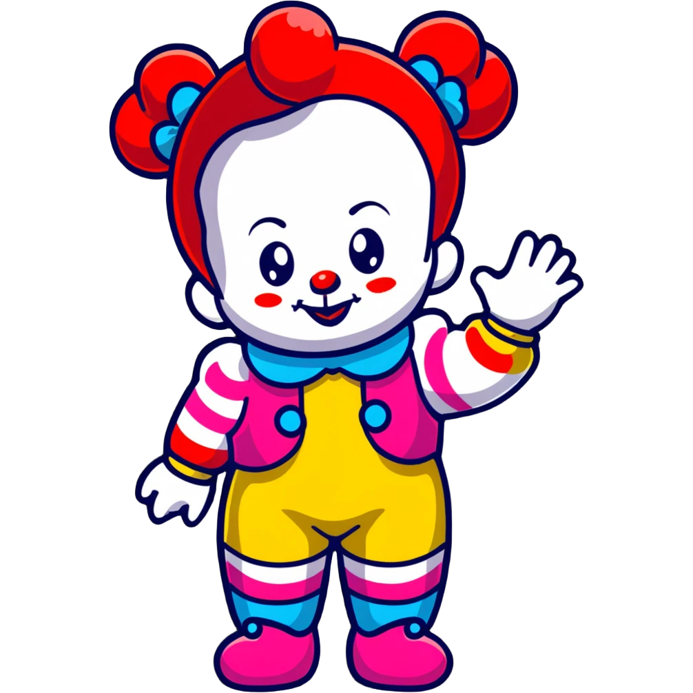 Circus Baby from Five Nights at Freddy's Sister Location, clown girl animatronic emoji