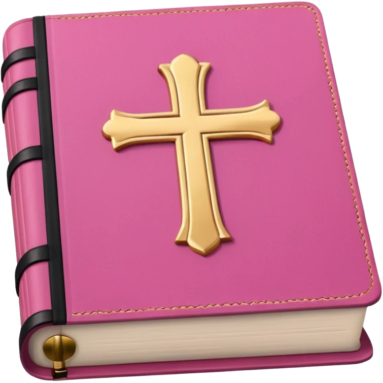 pink bible emoji