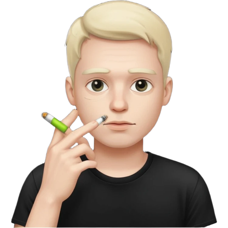 guy smoking  emoji