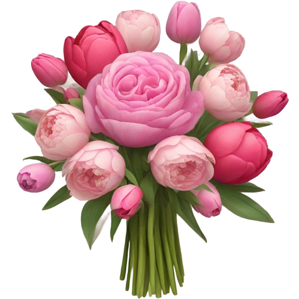 pink bouquet emoji