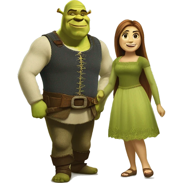Shrek and Fiona emoji