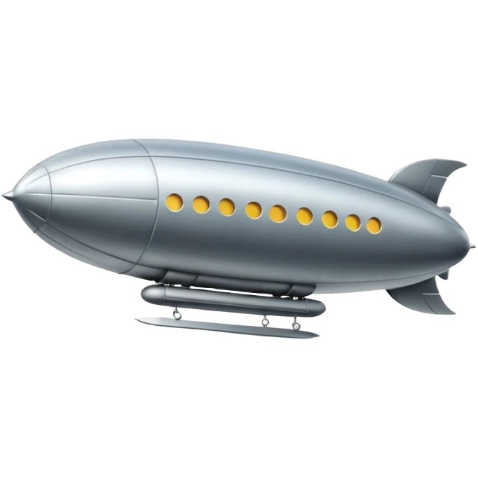 flying zeppelin  emoji