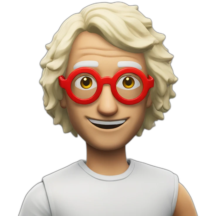Jimmy saville fortnite red round glasses emoji