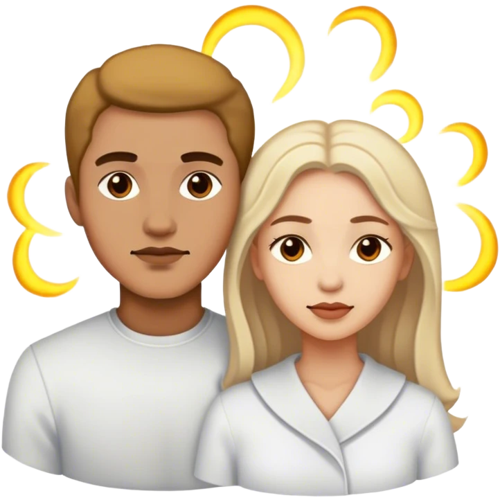 Souls intertwined man and woman  emoji