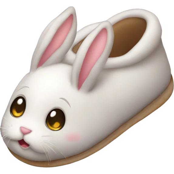 cute bunny slippers emoji emoji