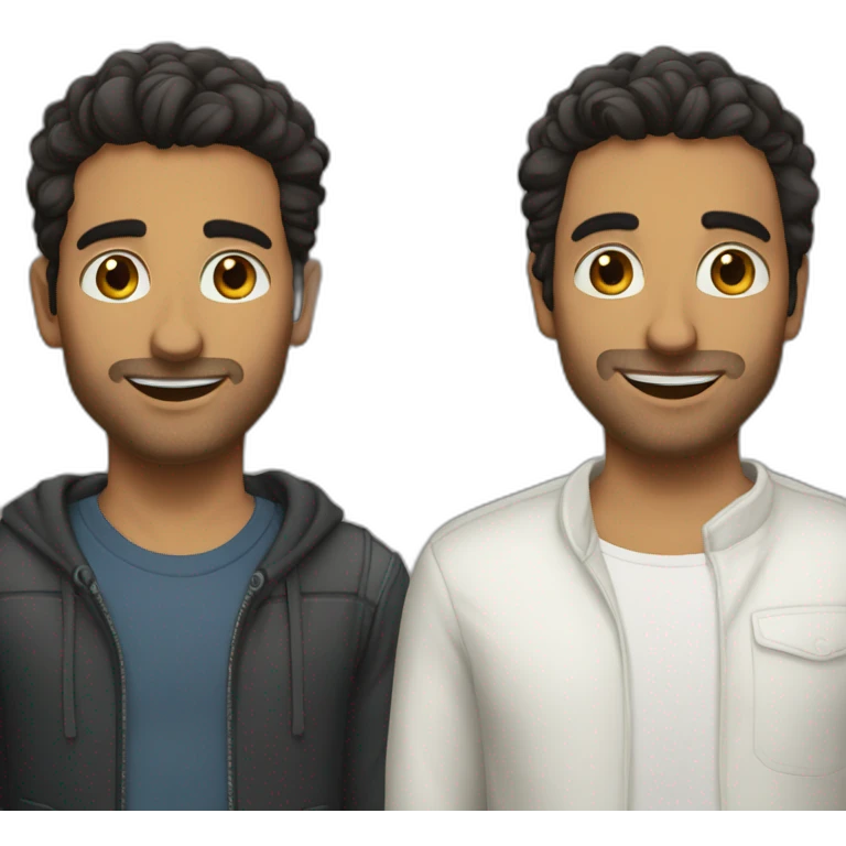 Nadim et Rémi emoji