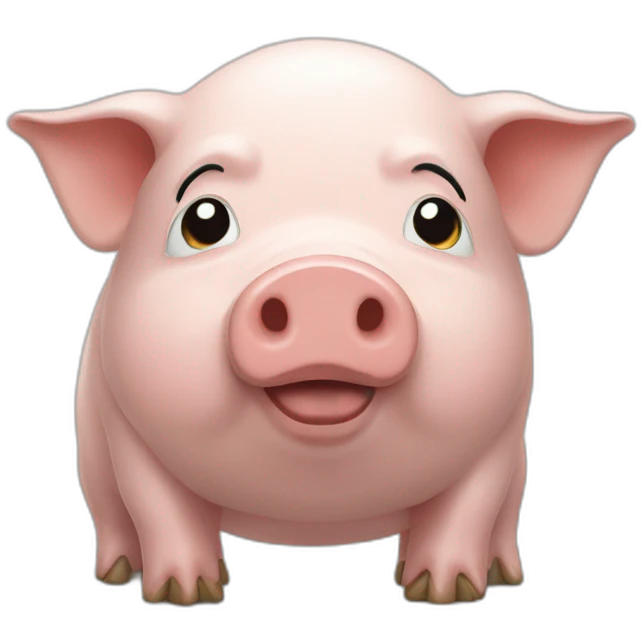 Cochon avec ailes emoji