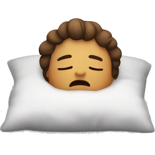 Sleepy emoji