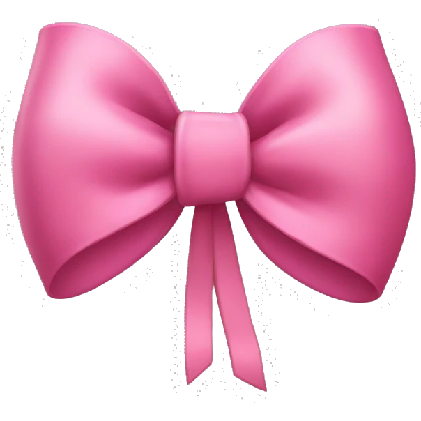 Cute bow emoji