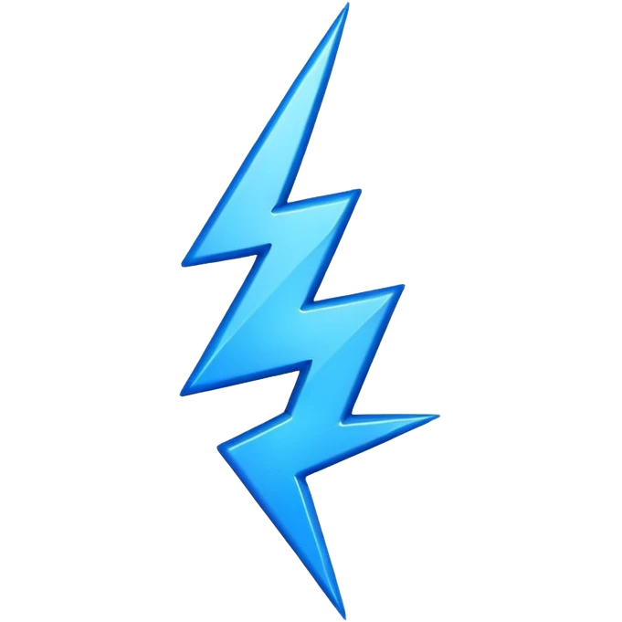 lightning emoji