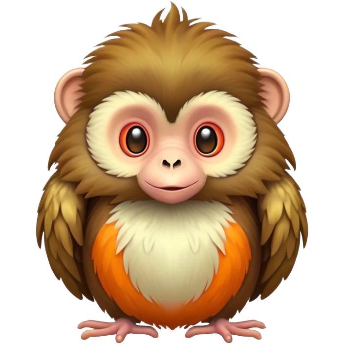 Monkey bird emoji