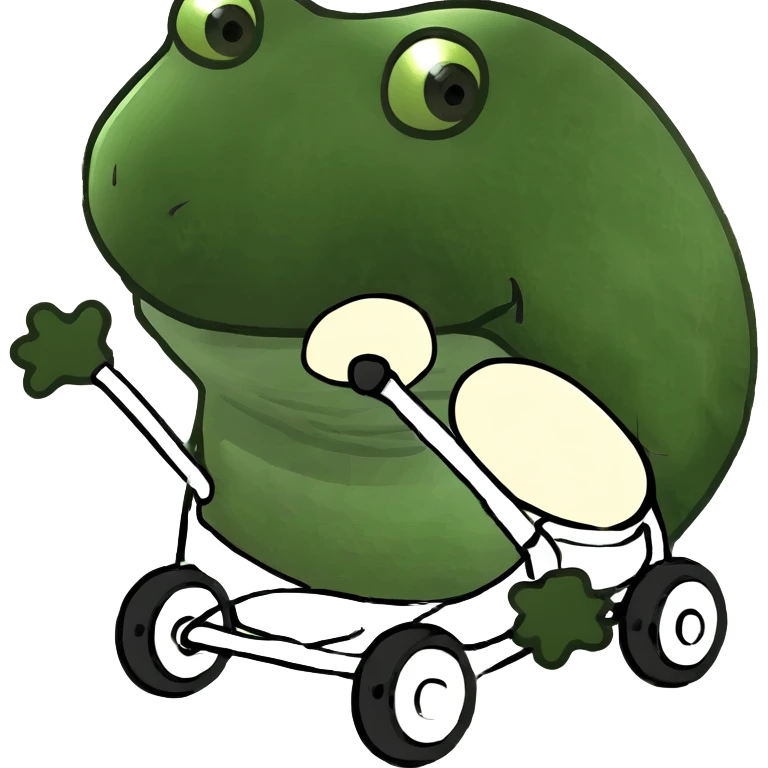 Cream stroller emoji