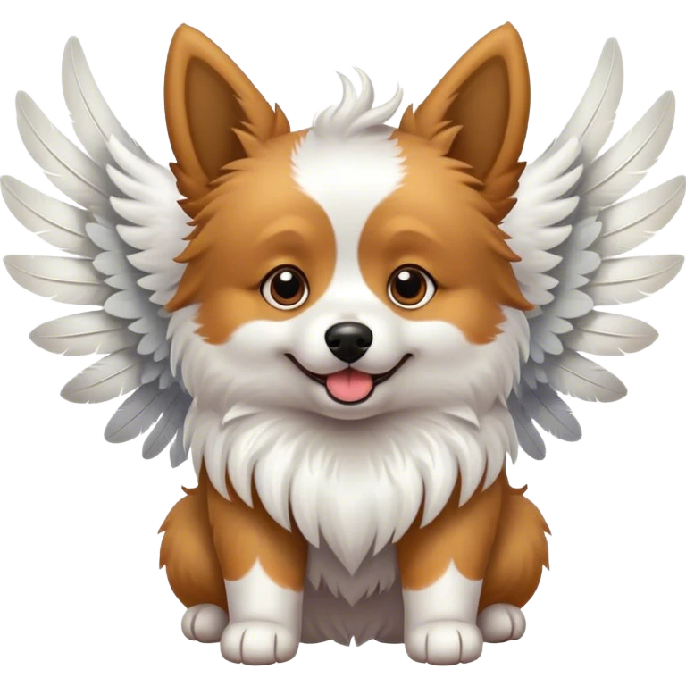 Dogs with wings emoji
