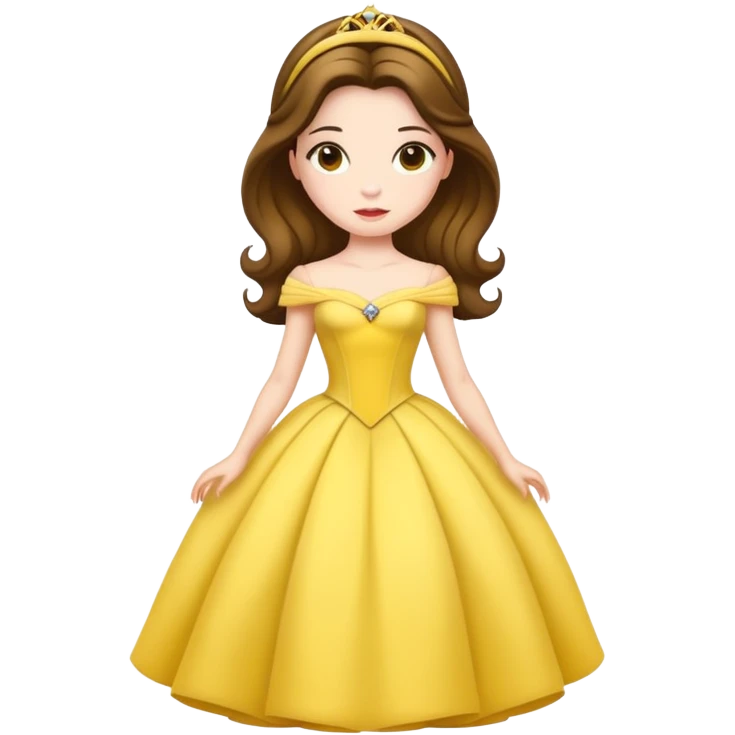 Belle from Disney emoji
