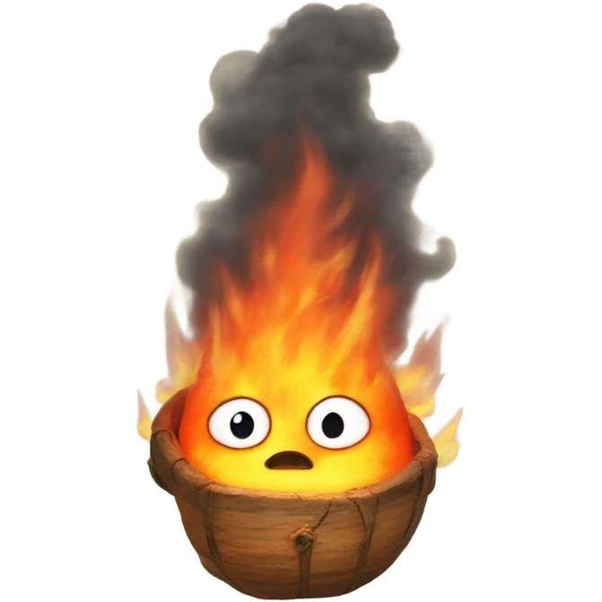 calcifer from studio ghibli emoji