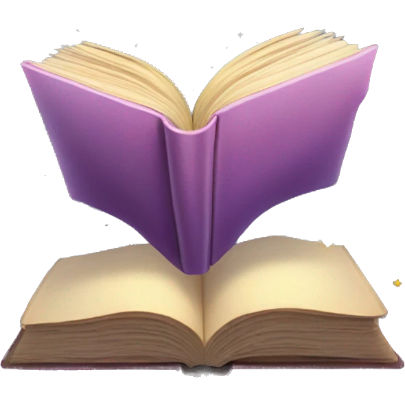 Book with mystery sparkles  emoji