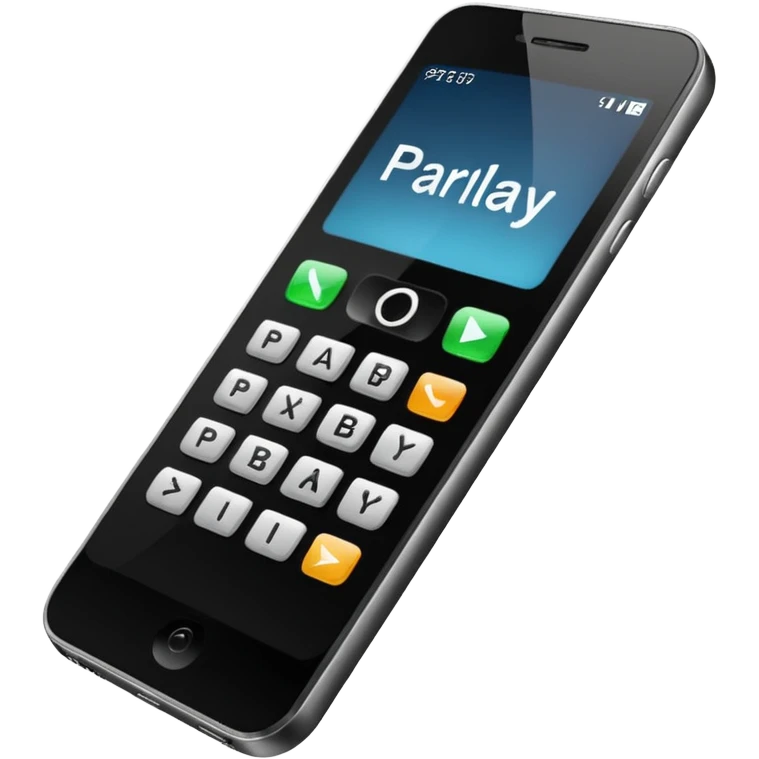 Phone that says parlay emoji