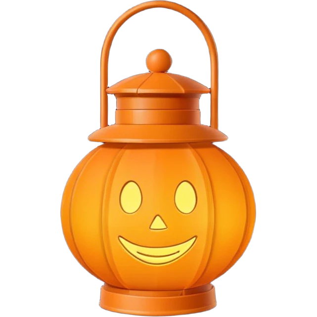 Cute Lantern Laughing emoji