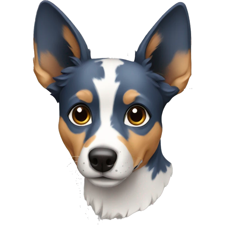 Blue healer dog emoji