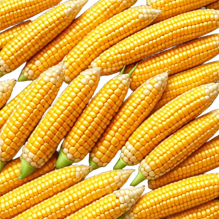 forty four pieces of corn emoji