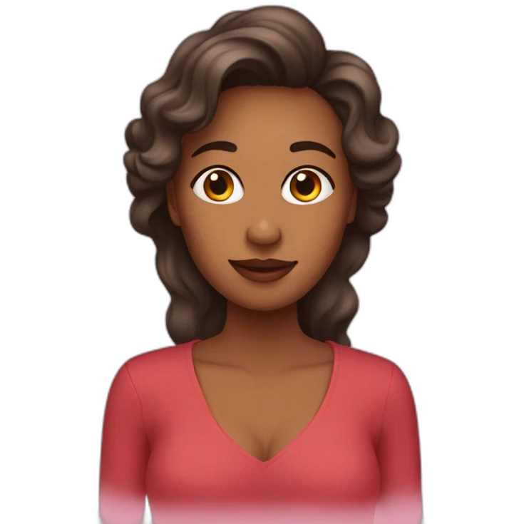 A women in love emoji