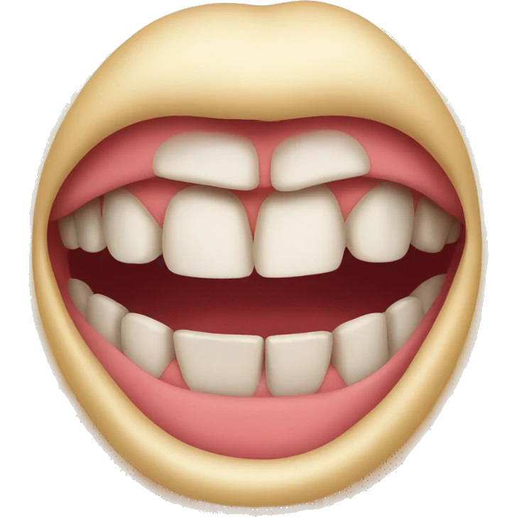 mouth opening for medical emoji