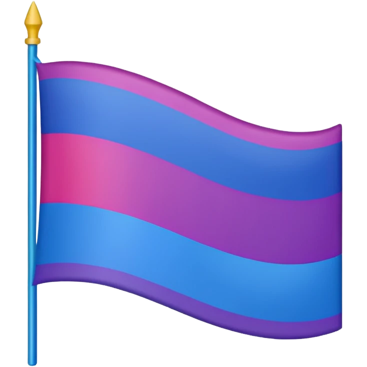 bandera bisexual emoji