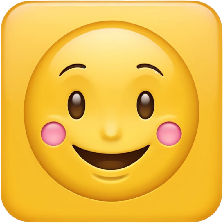 Create a Smile reaction emoji for a new social media app emoji